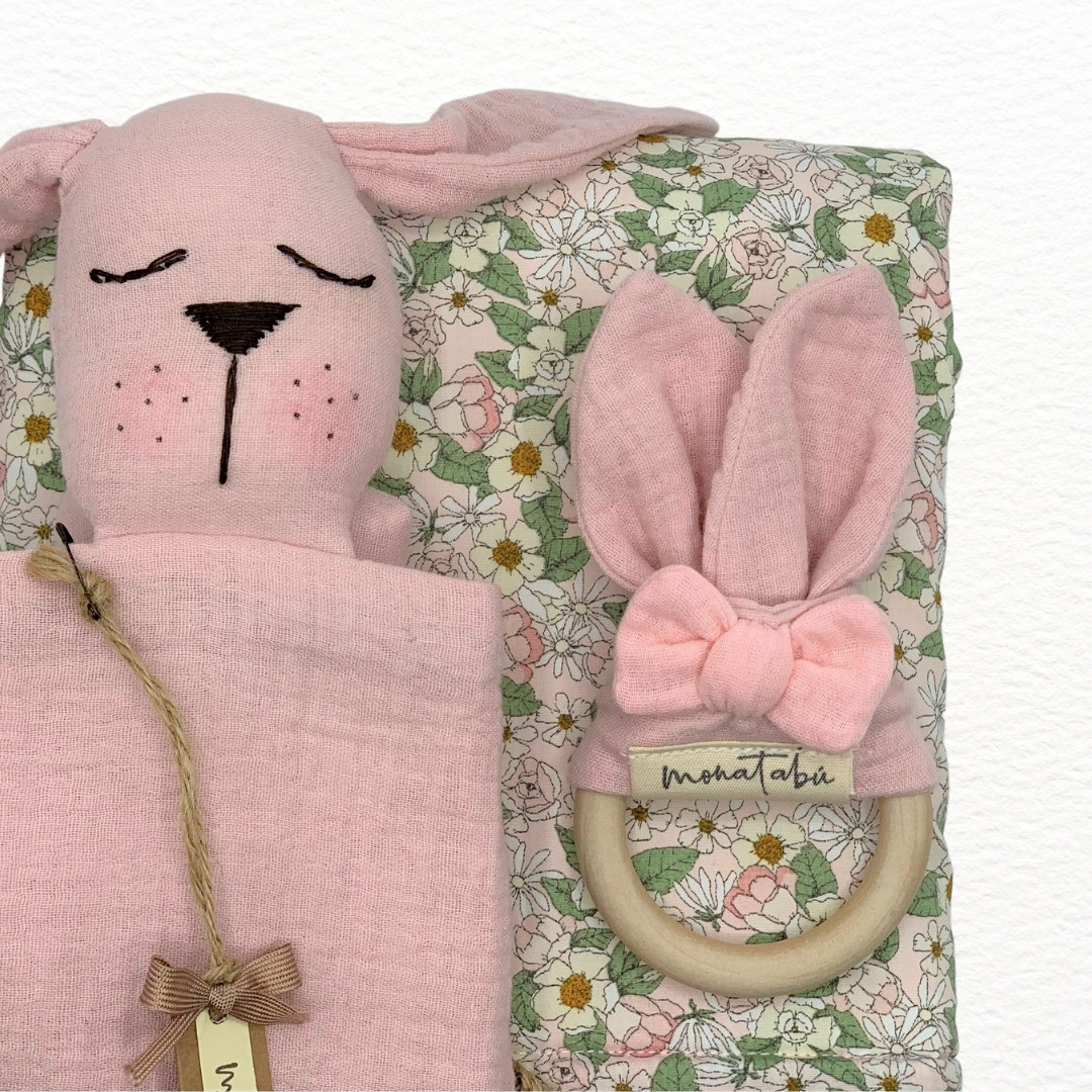 294 PACK PRIMOROSO ROSA 8 Pack doudou rosa + Cambiador + Mordedor - Imagen 6