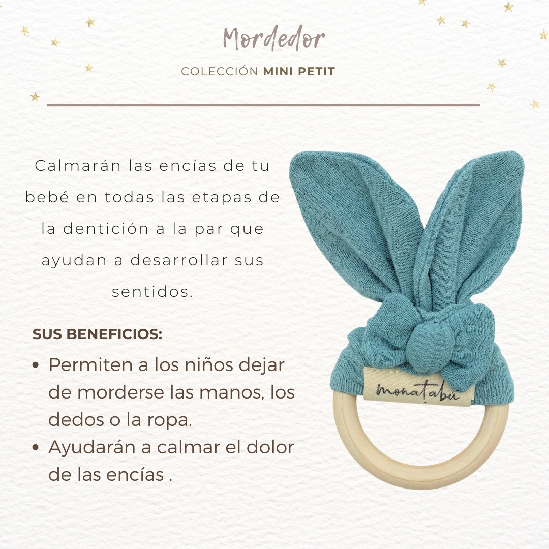 301 PACK MINI PETIT VERDOSO 4 Pack doudou verdoso + Cambiador + Mordedor - Imagen 3