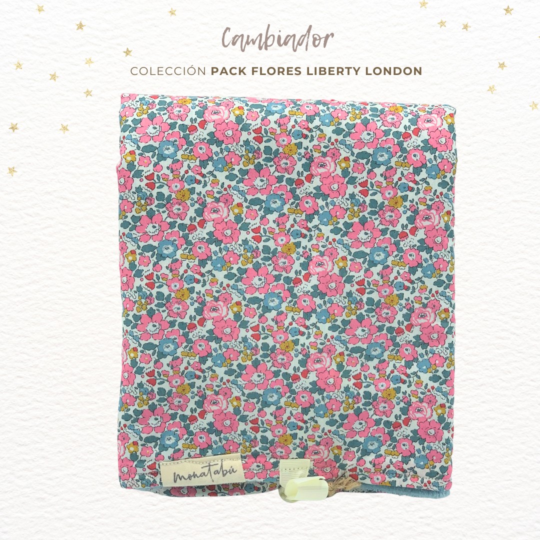 320 PACK CONEJITO CAMBIADOR LIBERTY 4 Pack conejito rosa amanecer + Cambiador Liberty - Imagen 3