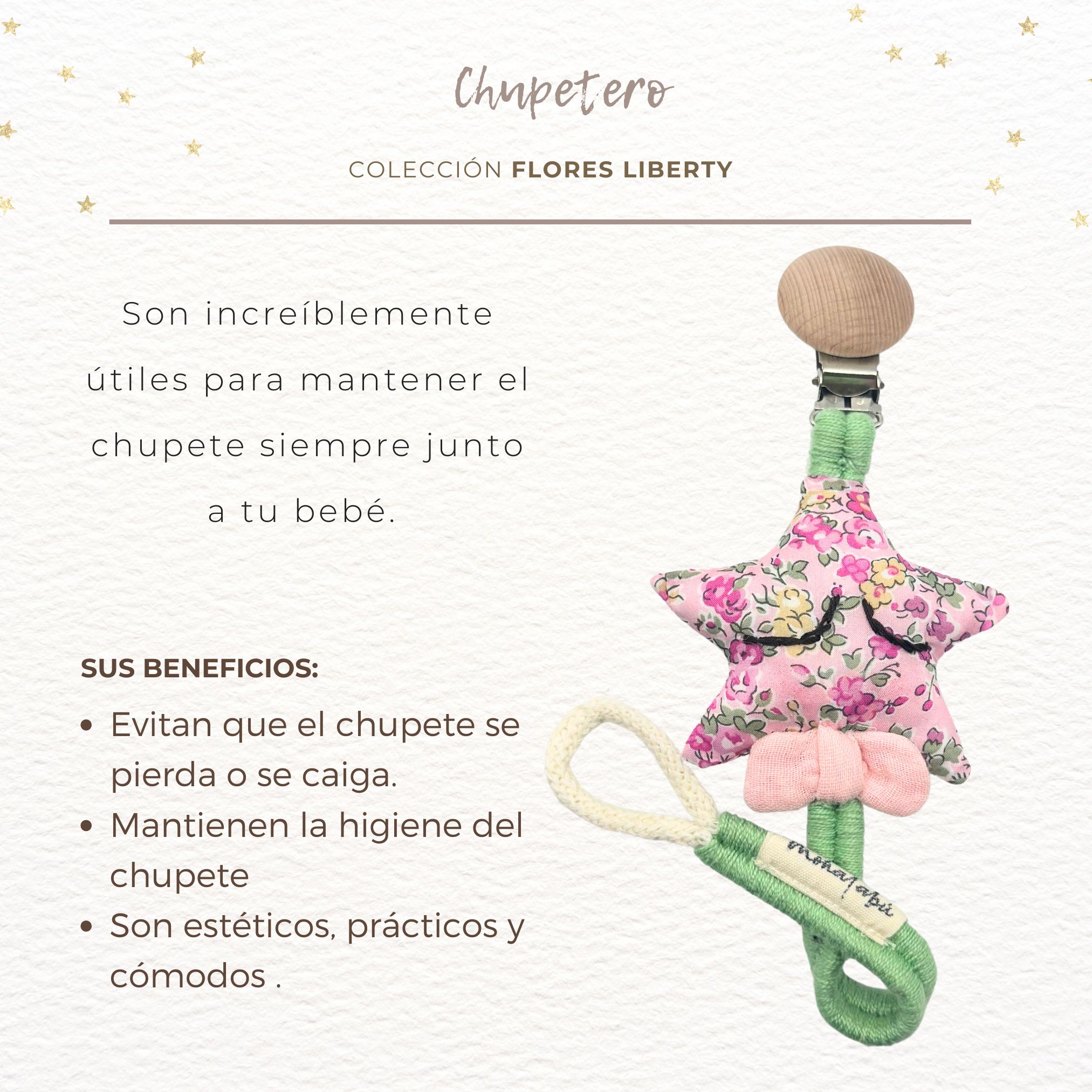 CHUPETERO HILO SALVIA ESTRELLA LIBERTY 1 Chupetero verde salvia estrella flores Liberty